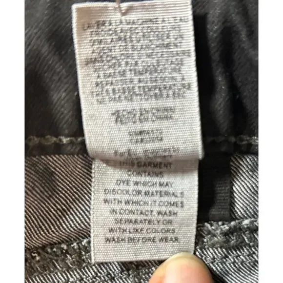 Free People Womens 27 Black Flared Legs Jeans Y2K Retro Boho Hippie USA - Picture 12 of 14